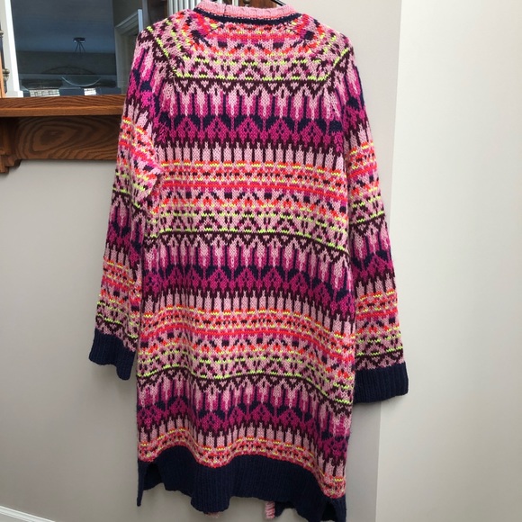 Long knitted cardigan - Picture 2 of 3